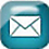 Blue Glass Mail Icon