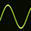 Animating sine wave in an oscilloscope