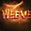 Firey Looking Splatter Text Effect