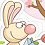 Valentine Theme Footer Design - Love Bunnies Template