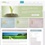 Create a soft green website layout in Photoshop