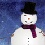 Designing A Cartoon Christmas Snowman Illustration Effect