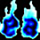 Blue Fire Text