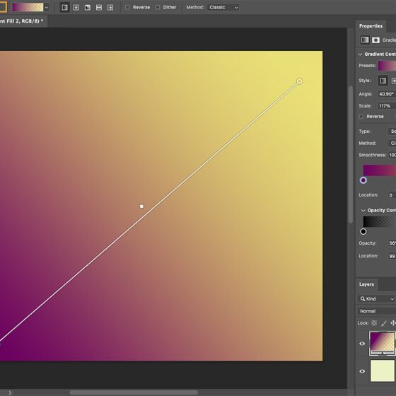 Live Gradients in Photoshop 2025: Real-Time Color Control for Designers