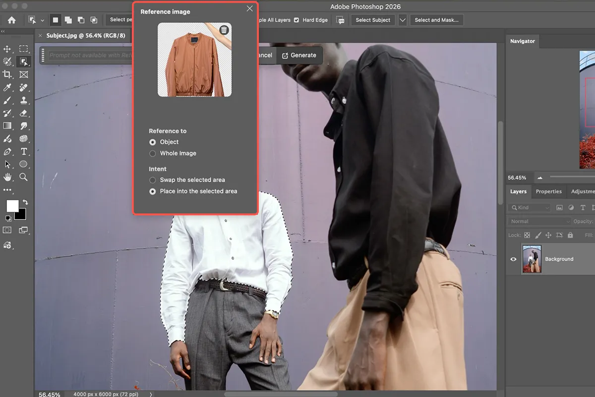 Perfecting Generative Fill with the New “Reference Image” Feature